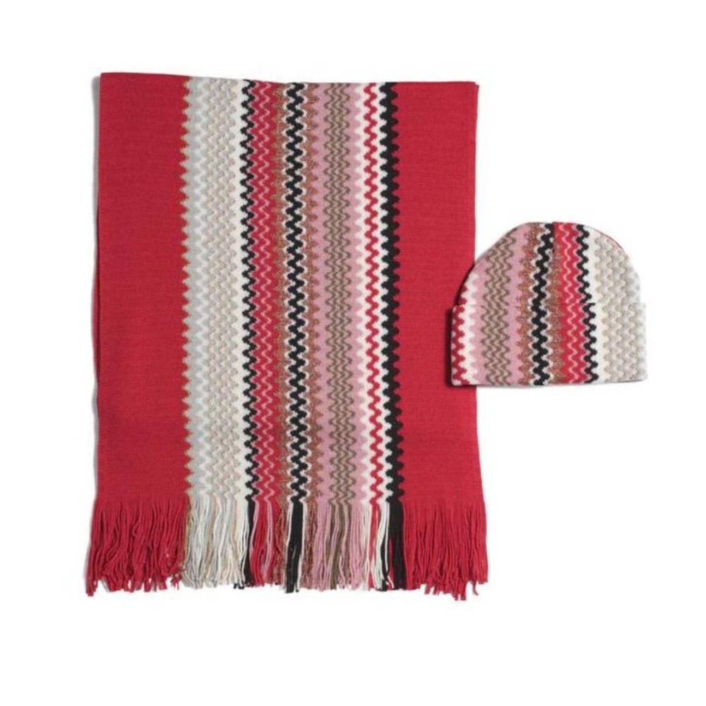 NWT Missoni Made In Italy Beanie Hat And Scarf Set